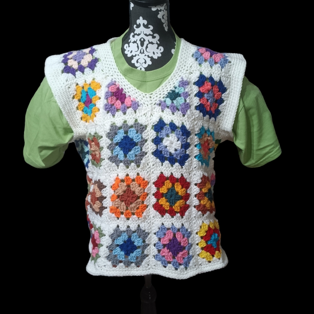 Granny Square Vest
